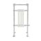 Milano Elizabeth - White and Chrome Traditional Electric Heated Towel Rail - 930mm x 450mm