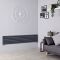 Milano Aruba - Anthracite Horizontal Designer Radiator - 354mm x 1780mm (Double Panel)