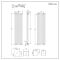 Milano Aruba - Anthracite Vertical Designer Radiator - 1780mm x 472mm (Double Panel)