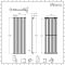 Milano Alpha - Anthracite Flat Panel Vertical Designer Radiator - 1780mm x 560mm (Single Panel)