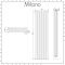 Milano Viti - Anthracite Diamond Panel Vertical Designer Radiator - 1780mm x 420mm (Double Panel)