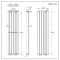 Milano Viti - Anthracite Diamond Panel Vertical Designer Radiator - 1780mm x 420mm (Single Panel)