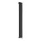 Milano x ECOSO Aruba Slim - Electric- Black Vertical Designer Radiator - 1780mm x 236mm (Single Panel) - with Wi-FI Thermostatic Heating Element