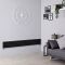Milano Aruba - Black Horizontal Designer Radiator - 236mm x 1780mm (Double Panel)