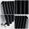 Milano Java - Black Vertical Designer Radiator - 1780mm x 354mm (Single Panel)