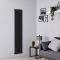 Milano Java - Black Vertical Designer Radiator - 1780mm x 354mm (Single Panel)
