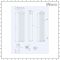 Milano Java - Black Vertical Designer Radiator - 1780mm x 354mm (Single Panel)