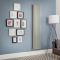 Milano Aruba - Sage Green Vertical Designer Radiator (Double Panel) - Choice of Size