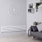 Milano Aruba - White Horizontal Designer Radiator - 354mm x 1780mm (Single Panel)