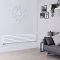 Milano Capri - White Flat Panel Horizontal Designer Radiator - 354mm x 1780mm (Single Panel)