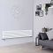 Milano Capri - White Flat Panel Horizontal Designer Radiator - 354mm x 1780mm (Double Panel)