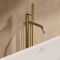 Crosswater 3ONE6 - Floor Standing Lever Bath Shower Mixer Mono - Choice of Finish
