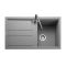 Rangemaster Topaz - Single Bowl Granite Inset Kitchen Sink - 860mm x 510mm - Choice of Finish