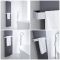 Milano - Wall Mounted Towel Rail - 420mm x 60mm - Chrome