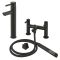 Milano - Modern Round High Rise Basin Mixer and Bath Shower Mixer Tap Set - Choice of Finish