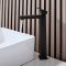 Milano - Modern Square High Rise Basin Mixer and Bath Shower Mixer Tap Set - Choice of Finish