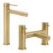 Milano Otto - Modern High Rise Basin Mixer and Bath Filler Mixer Tap Set - Choice of Finish