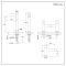 Milano Otto - Modern High Rise Basin Mixer and Bath Filler Mixer Tap Set - Choice of Finish