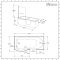 Milano Merso - 1675mm x 850mm Easy Access Walk-In Shower Bath with Screen - Left and Right Hand Options