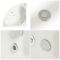 Milano Newby - Whirlpool Corner Spa Bath with Panel - 1200mm x 1200mm