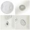Milano Serene - Round Deep Inset Bath - 1800mm - Choice of Jets