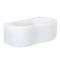 Milano Irwell - 1500mm x 1000mm Corner Bath and Panel - Left / Right Hand Options