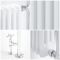 Milano Elizabeth - Traditional Heated Towel Rail (With Overhanging Rail) - Choice of Size and Finish