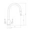 Rangemaster Aquatrend - Modern Pull Out Spray Kitchen Mixer Tap - Choice of Finish