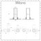 Milano - Modern Corner Radiator Valve and Pipe Set - Anthracite