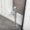 Milano - Traditional Angled Radiator Valve and Pipe Set - Chrome