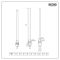 Milano x ECOSO Derwent - Traditional Minimalist Chrome Electric Heated Towel Rail - 966mm x 673mm
