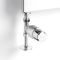 Milano - Chrome Thermostatic Straight Radiator Valves (Pair)