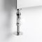 Milano - Chrome Thermostatic Straight Radiator Valves (Pair)