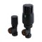 Milano - Modern Thermostatic Angled Radiator Valve and Lockshield - Choice of Finish