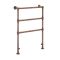 Milano Derwent - Traditional Minimalist Brushed Bronze Electric Heated Towel Rail - 966mm x 673mm