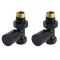 Milano - Straight Radiator Valves - Choice of Finish
