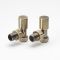 Milano - Angled Radiator Valves - Choice of Finish