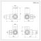 Milano - Chrome Modern Radiator Valves - Corner Pair