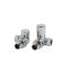 Milano - Modern Corner Radiator Valves - Choice of Finish