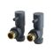 Milano - Modern Anthracite Angled Radiator Valves