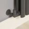 Milano - Modern Anthracite Corner Radiator Valves (Pair)