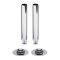 Milano - Chrome Radiator Pipe Sleeves