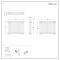 Milano Windsor - White Horizontal Traditional Column Radiator - 600mm x 785mm (Triple Column)