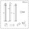 Milano Windsor - White Vertical Traditional Column Radiator - 1800mm x 200mm (Triple Column)