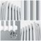 Milano Windsor - Traditional White Vertical Triple Column Electric Radiator - 1800mm x 200mm - Choice of Wi-Fi Thermostat