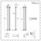 Milano Windsor - Anthracite Vertical Traditional Column Radiator - 1800mm x 290mm (Triple Column)
