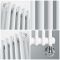Milano Windsor - Traditional White Vertical Double Column Electric Radiator - 1500mm x 200mm- Choice of Wi-Fi Thermostat