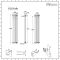 Milano Windsor - White Vertical Traditional Column Radiator - 1500mm x 290mm (Double Column)