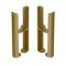 Milano Windsor - Floor-Mounting Feet for Traditional 2 Column Windsor Radiators - Choice of Metallic Colours