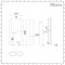 Milano Windsor - Metallic Silver Floor-Mounting Feet for Traditional 3 Column Windsor Radiators